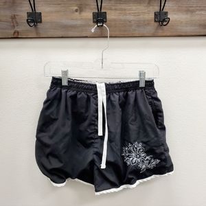 East West reversible draw string shorts